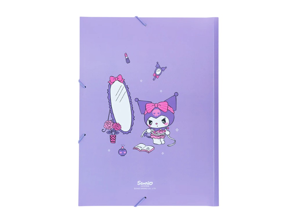 Папка на гумці Kite Kuromi HK25-247-1, формат A4, поліпропілен, Kite