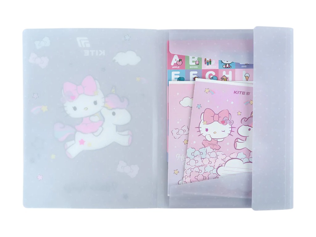 Папка на гумці Kite Hello Kitty HK25-247-3, формат A4, поліпропілен, Kite