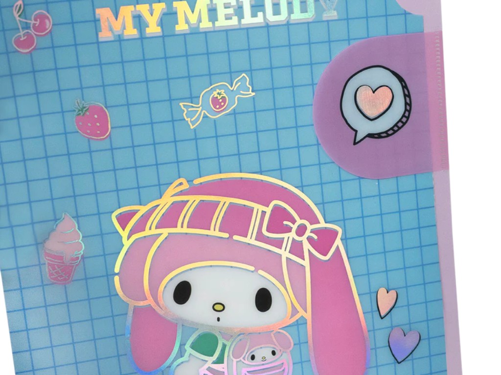 Папка-куточок з клапаном My Melody HK25-248-3, формат A4, поліпропілен, Kite