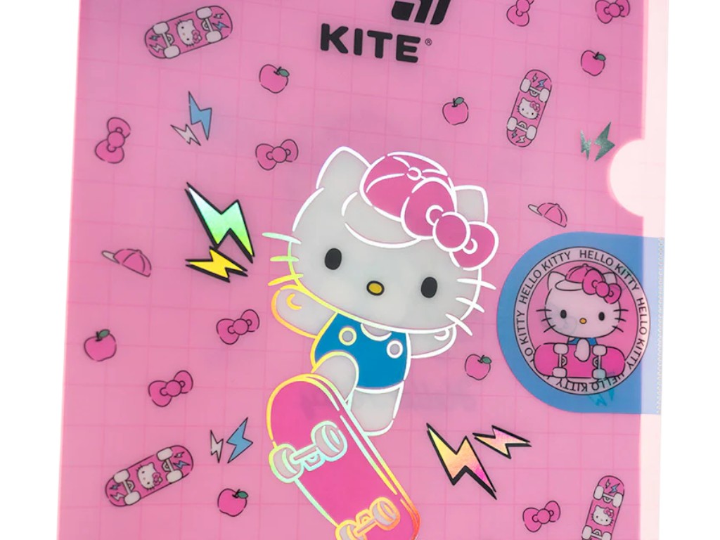 Папка-куточок з клапаном Hello Kitty HK25-248-4, формат A4, поліпропілен, Kite