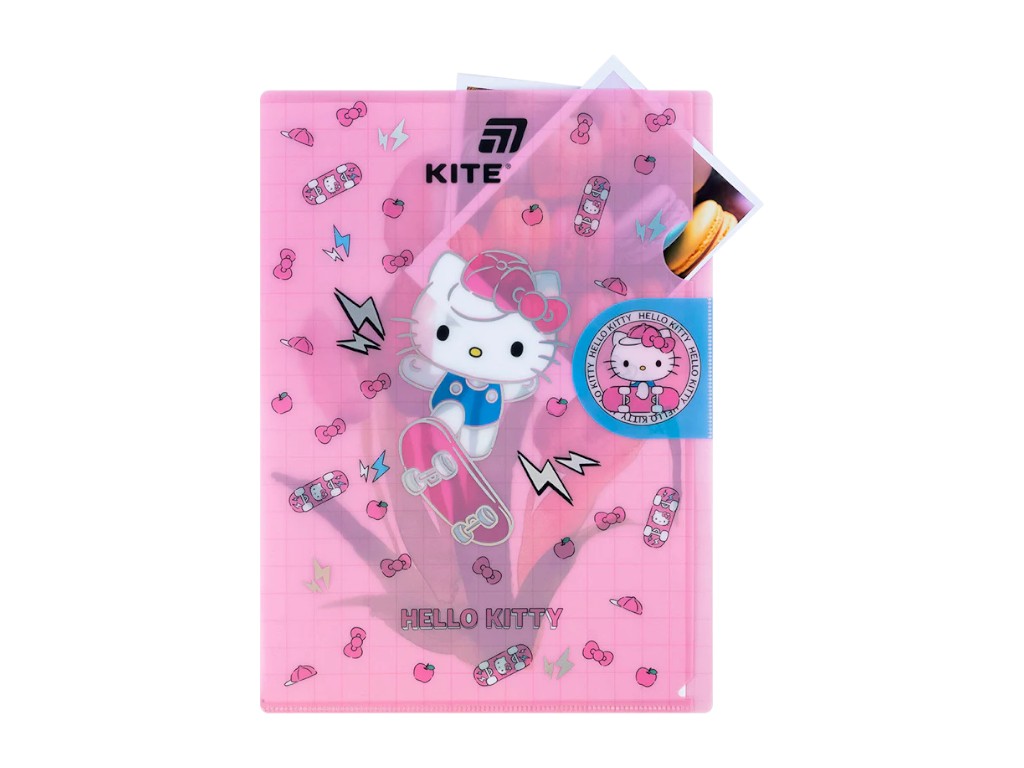Папка-куточок з клапаном Hello Kitty HK25-248-4, формат A4, поліпропілен, Kite