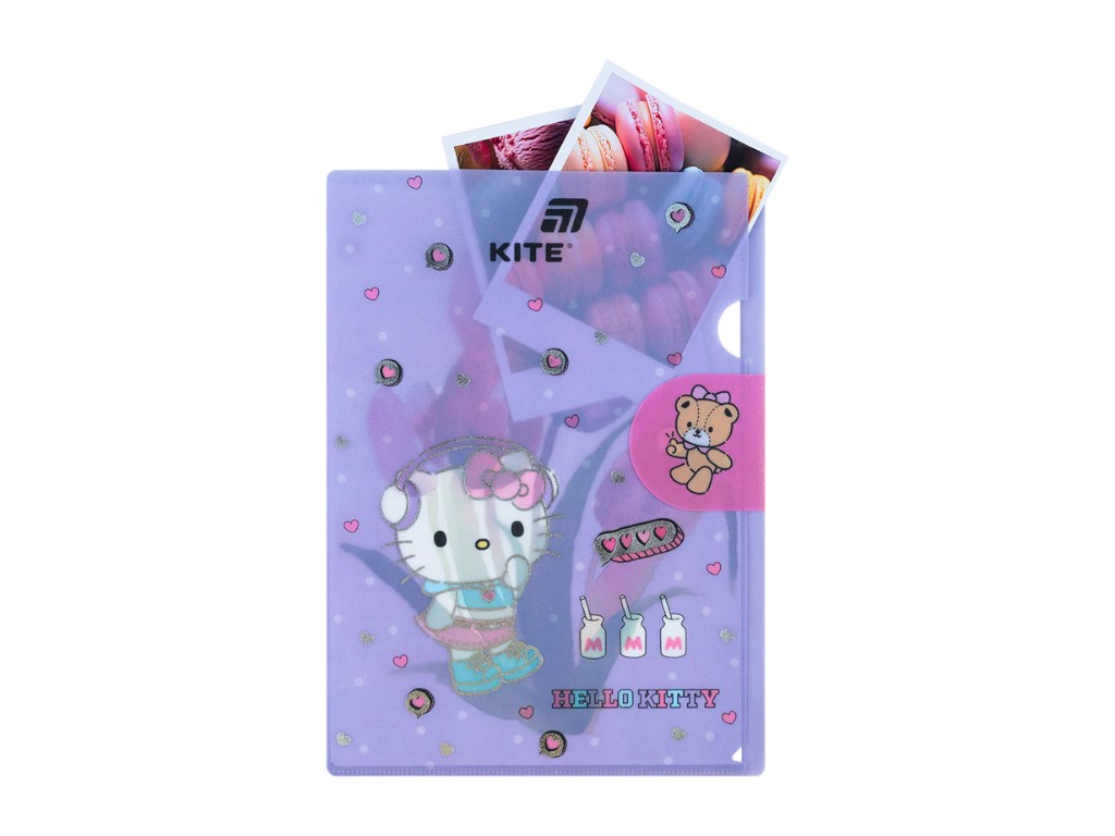 Папка-куточок з клапаном Hello Kitty HK25-248-5, формат A4, поліпропілен, Kite