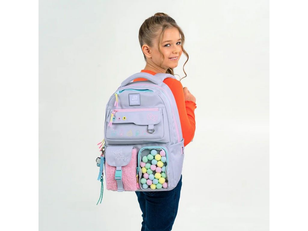 Рюкзак шкільний Kite Hello Kitty HK25-2587M, ортопедична спинка