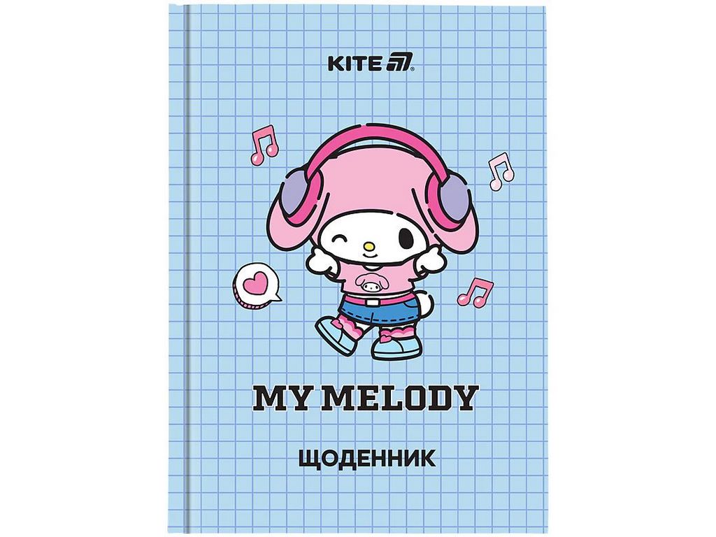 Щоденник шкільний у твердій обкладинці, My Melody, Kite