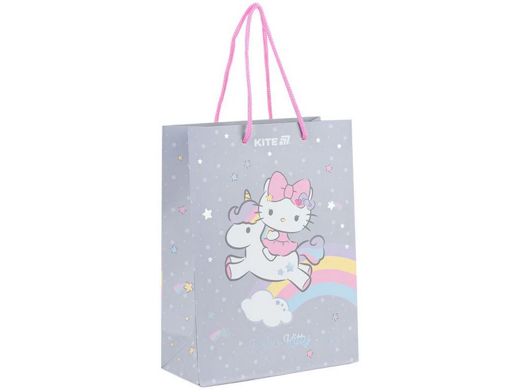 Пакет паперовий подарунковий, 18х24см, Hello Kitty, Kite