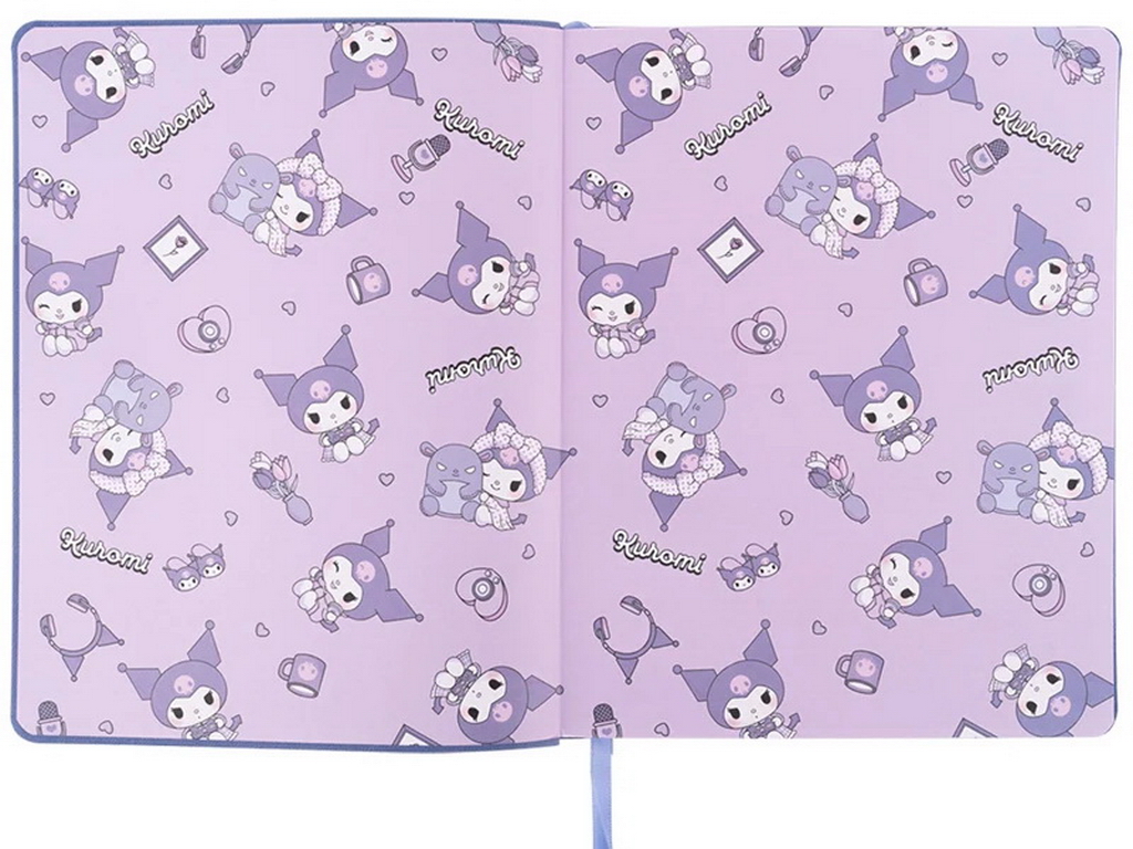 Щоденник шкільний, м'яка обкладинка. PU, Kuromi, Kite HK25-283
