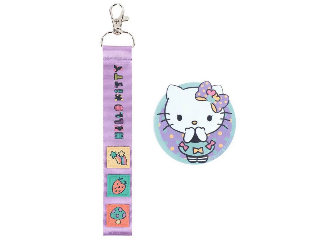 Набір бейдж на липучці та підвіска, 2 штуки, Hello Kitty, Kite