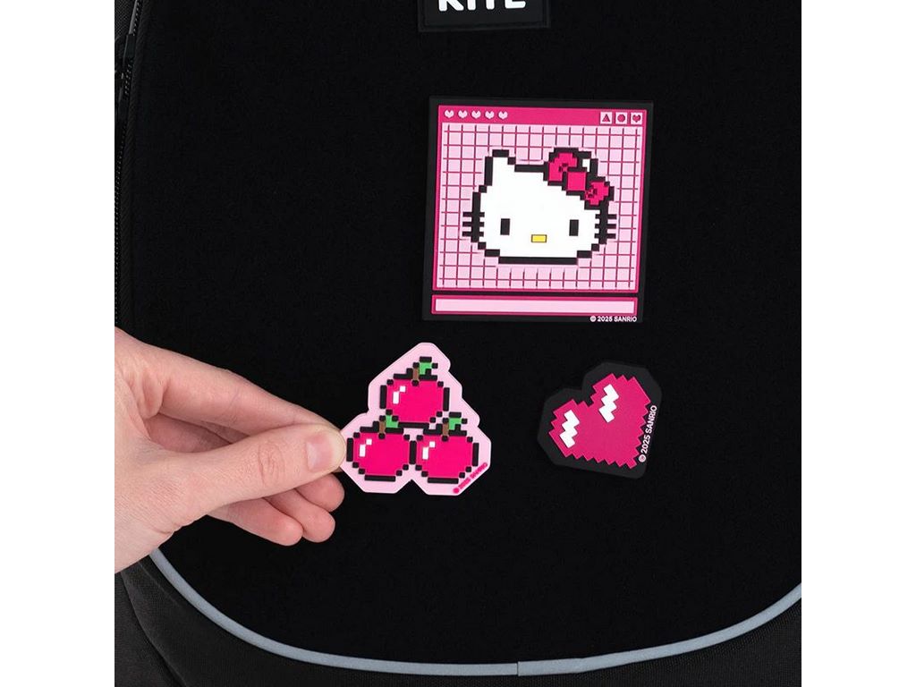 Набір бейджів на липучці, 3 штуки, Hello Kitty, Kite