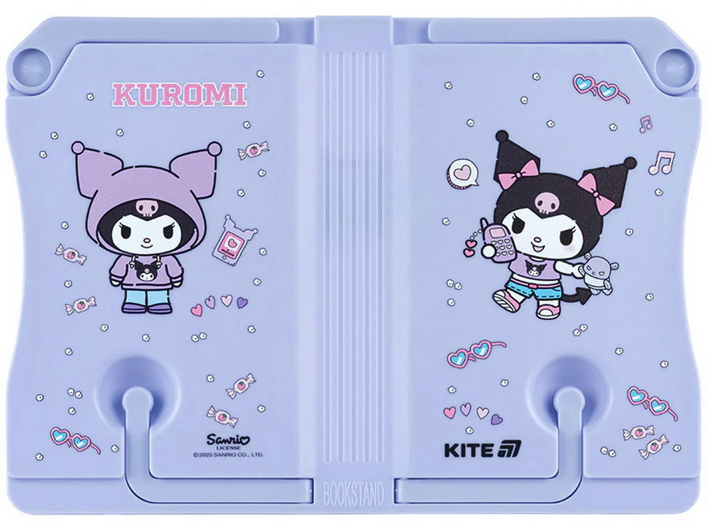 Подставка для книг пластиковая Kuromi, Kite