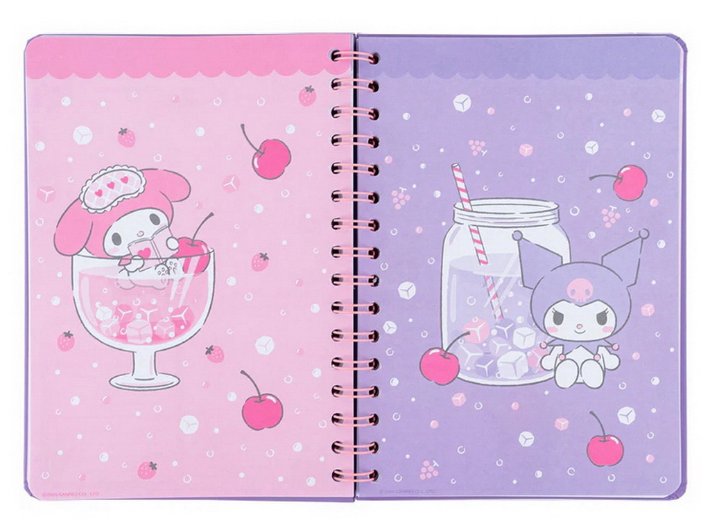 Щоденник на спіралі у твердій обкладинці, Hello Kitty MIX, Kite