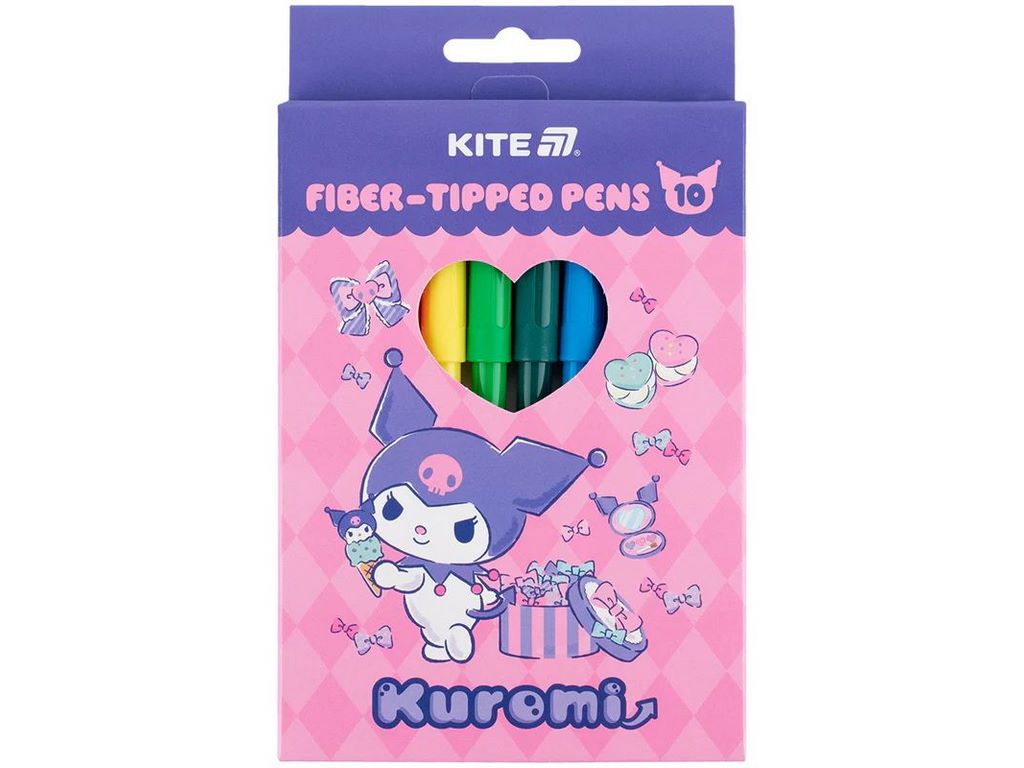 Фломастери Kuromi 10шт, Kite