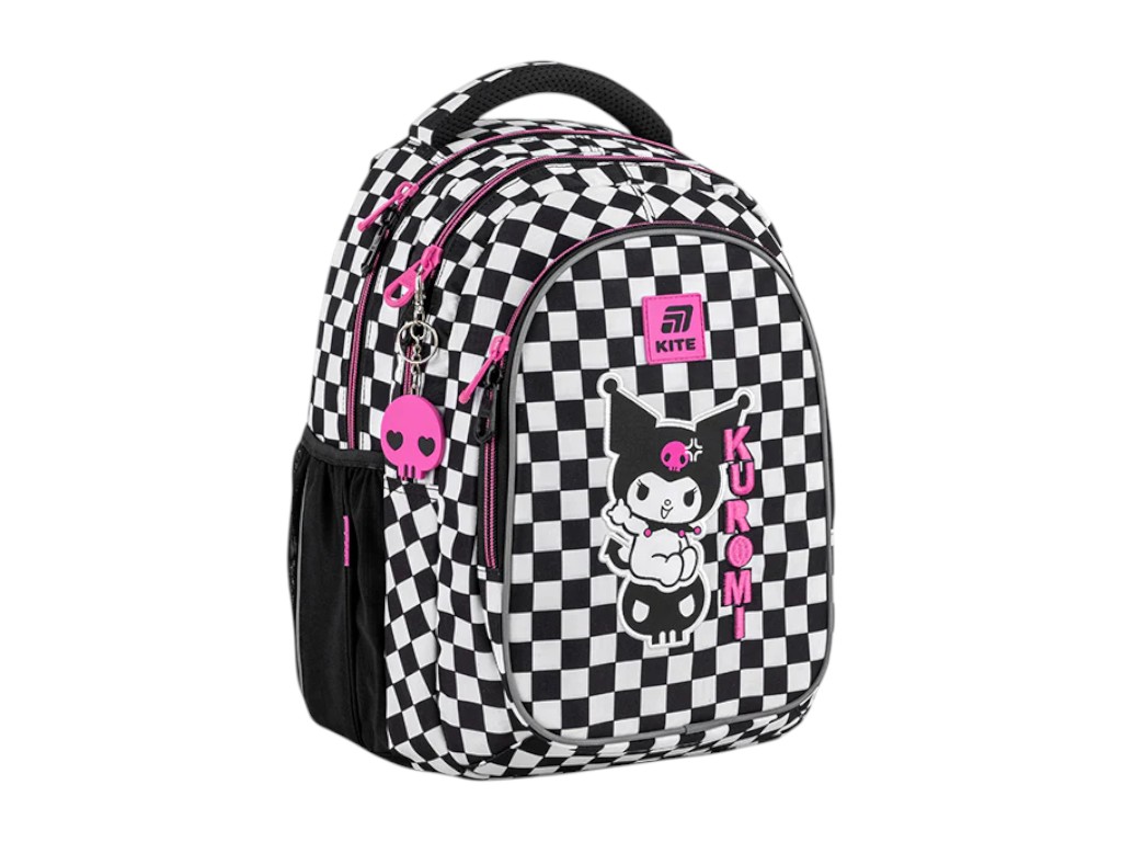 Рюкзак підлітковий Education teens Kuromi 40×29×17 см, ортопедичний, Kite