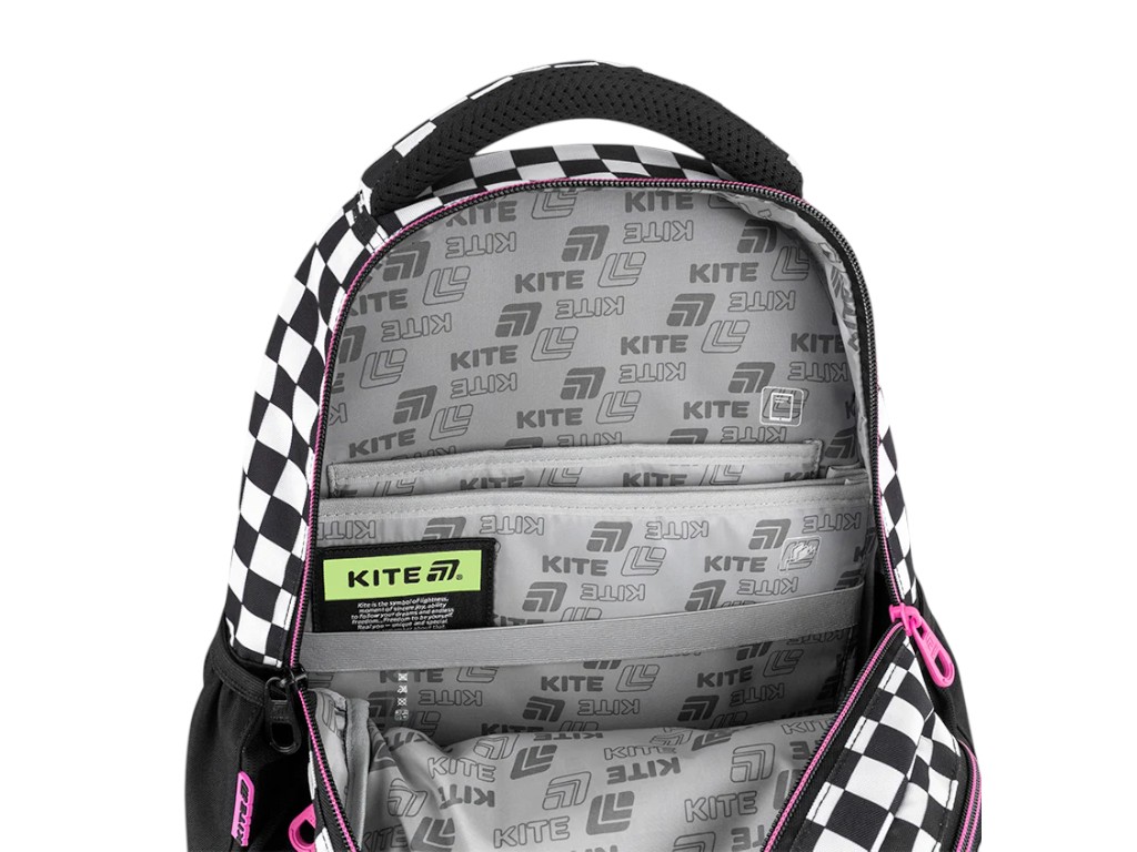 Рюкзак підлітковий Education teens Kuromi 40×29×17 см, ортопедичний, Kite