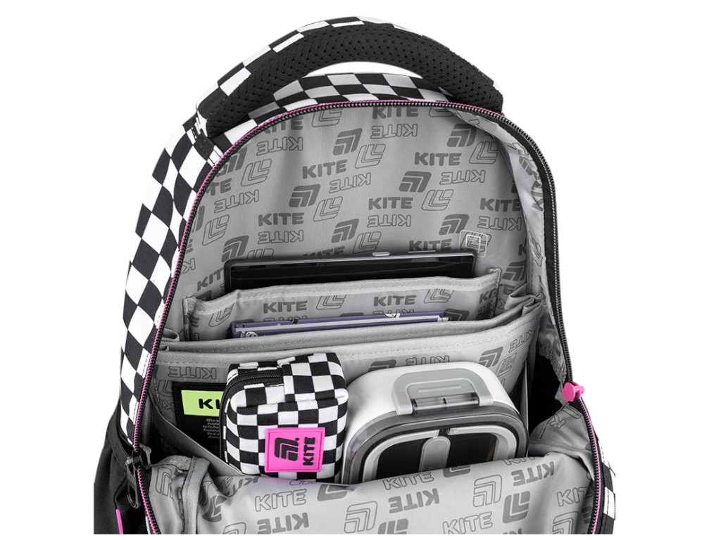 Рюкзак підлітковий Education teens Kuromi 40×29×17 см, ортопедичний, Kite