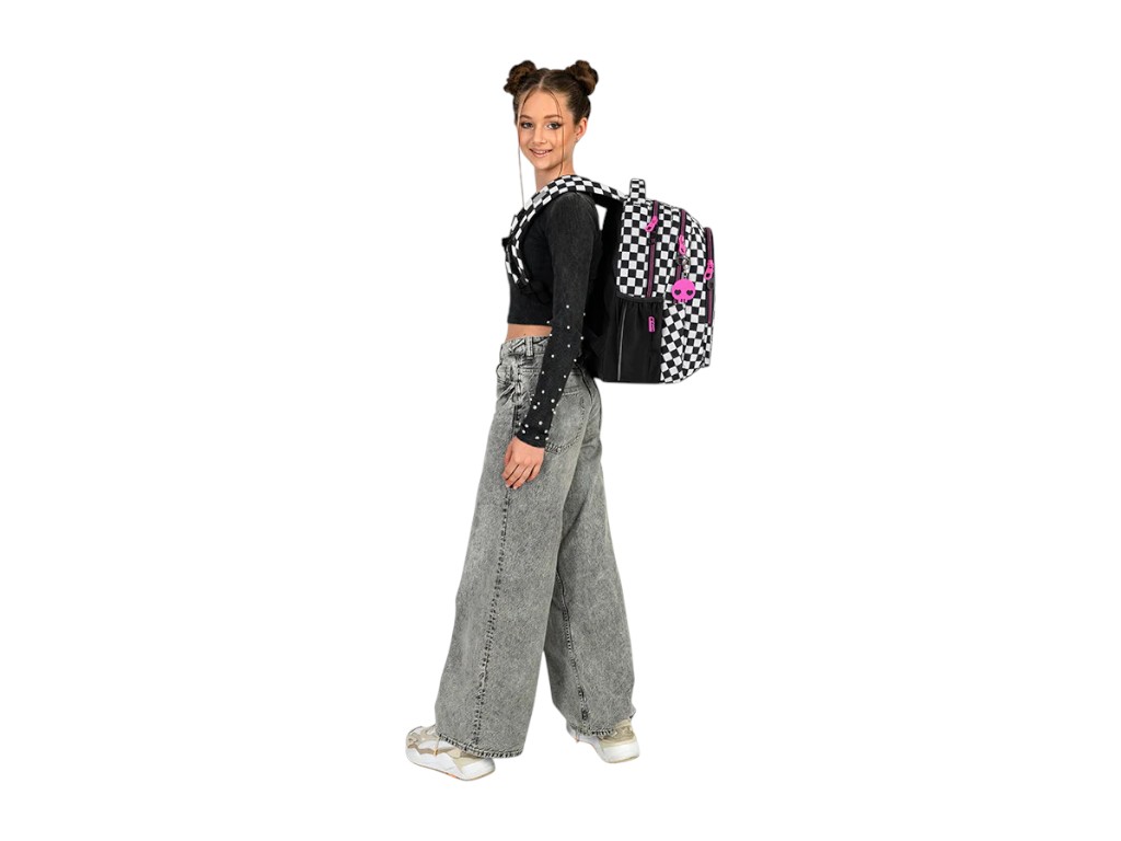 Рюкзак підлітковий Education teens Kuromi 40×29×17 см, ортопедичний, Kite