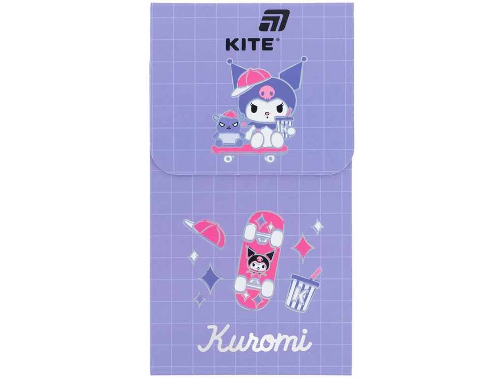 Блокнот на магните Kuromi Kite HK26-092-1, 60 листов, клетка