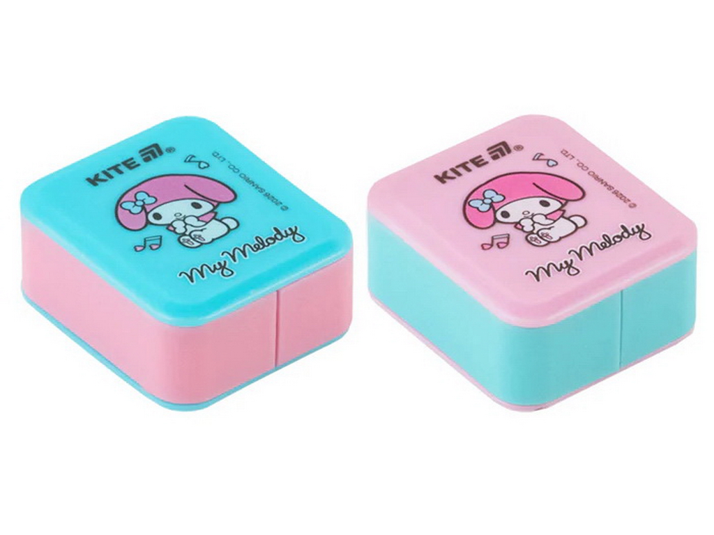 Точилка з контейнером прямокутна Kite My Melody GF26-116