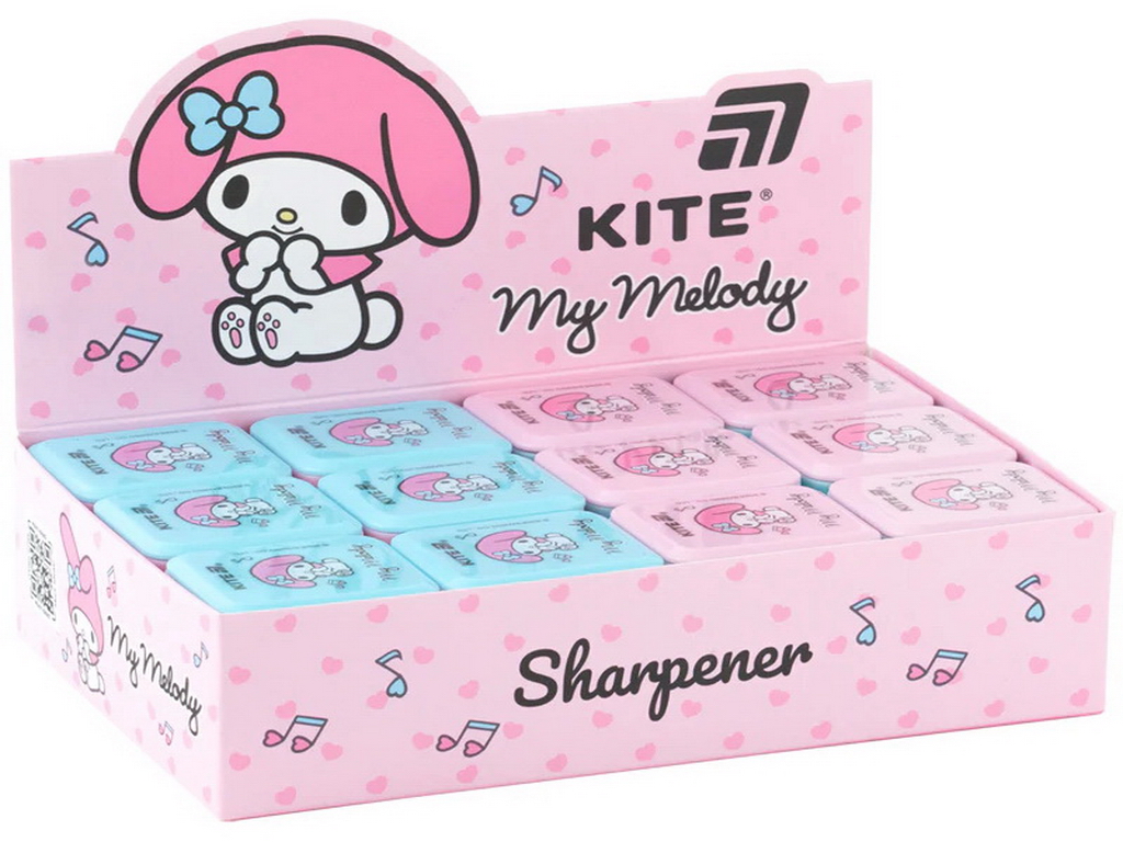 Точилка з контейнером прямокутна Kite My Melody GF26-116