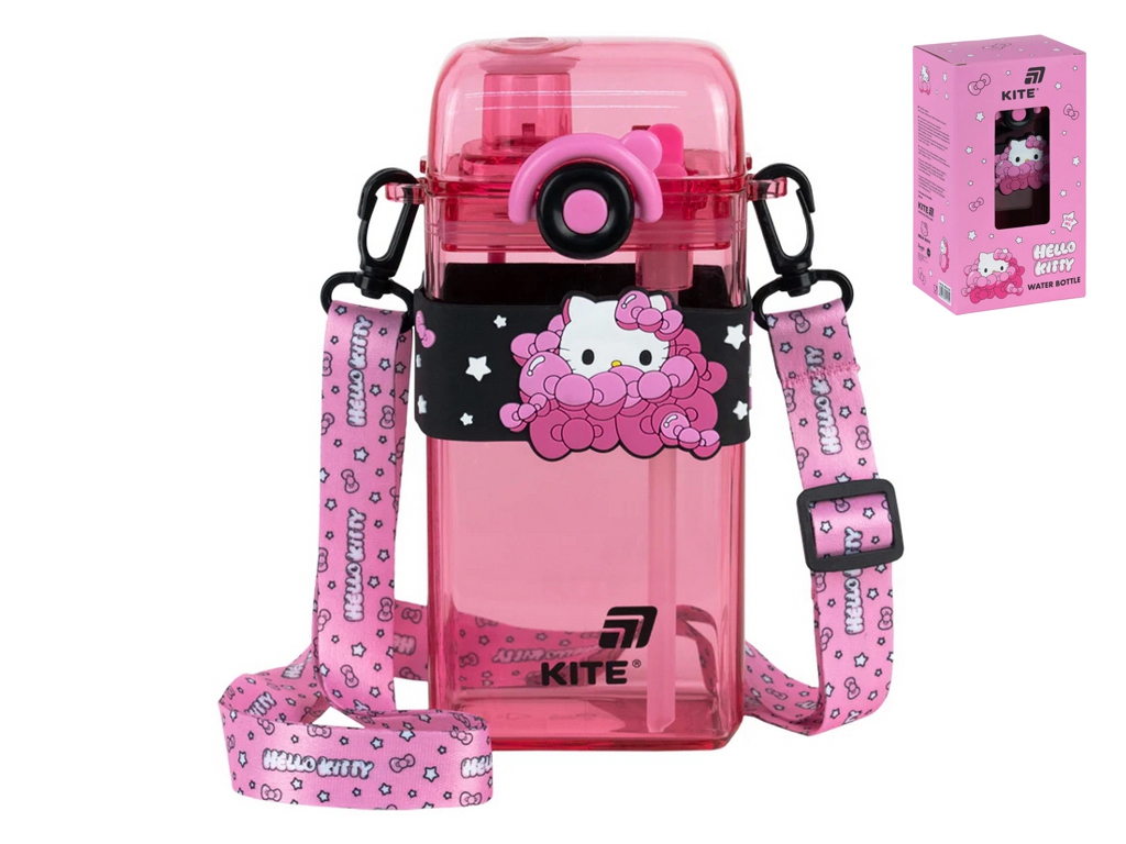 Бутылочка для воды с ремешком Kite Hello Kitty HK26-1203, 500 мл