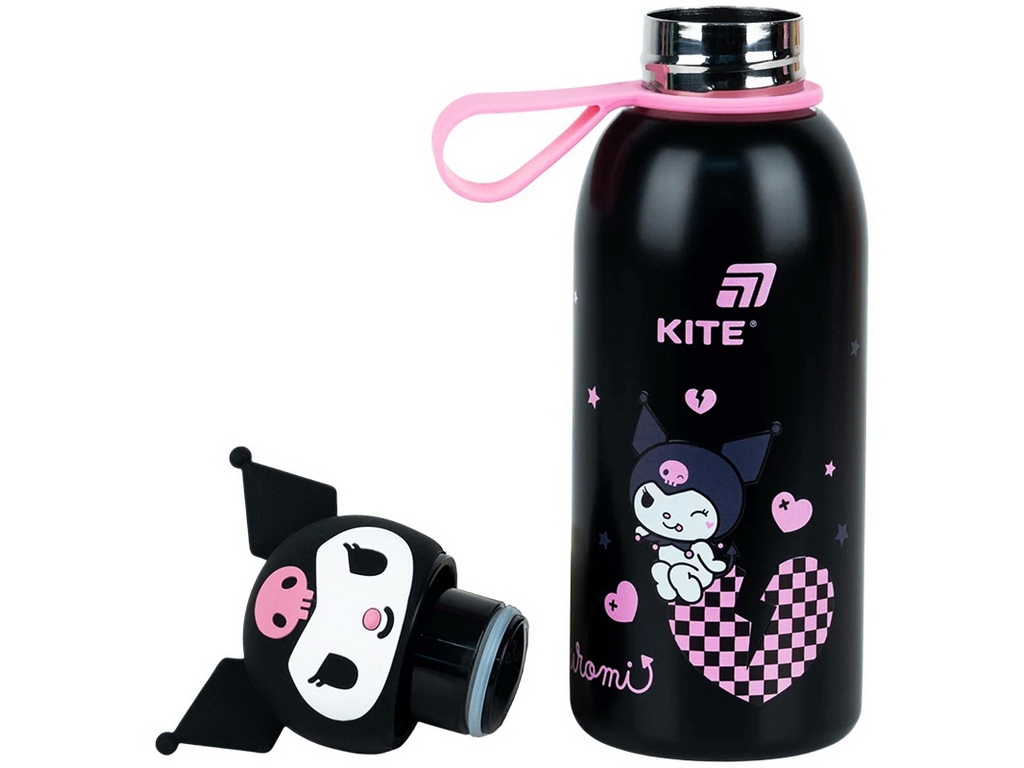Термос з фігурною кришкою 350 мл, Kuromi, Kite HK26-1267-2