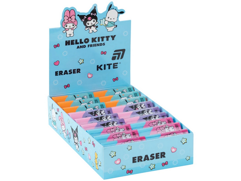 Гумка кольорова Kite Hello Kitty and Friends HK26-1269, мікс видів