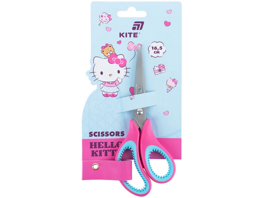 Ножиці дитячі з заокругленими кінцями Hello Kitty Kite HK26-127, 16,5см