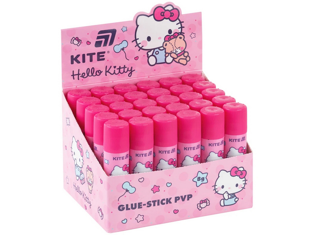 Клей-олівець з індикатором PVP Kite Hello Kitty HK26-130, 8 г