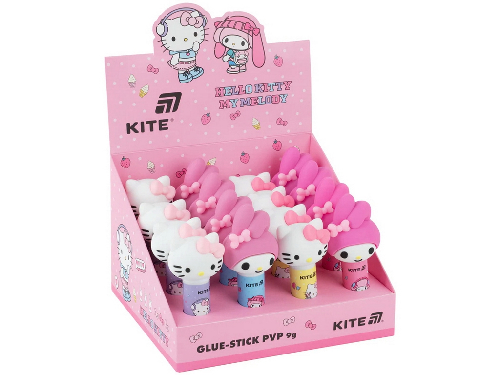 Клей-олівець PVP Kite Hello Kitty HK26-131 з фігурним ковпачком