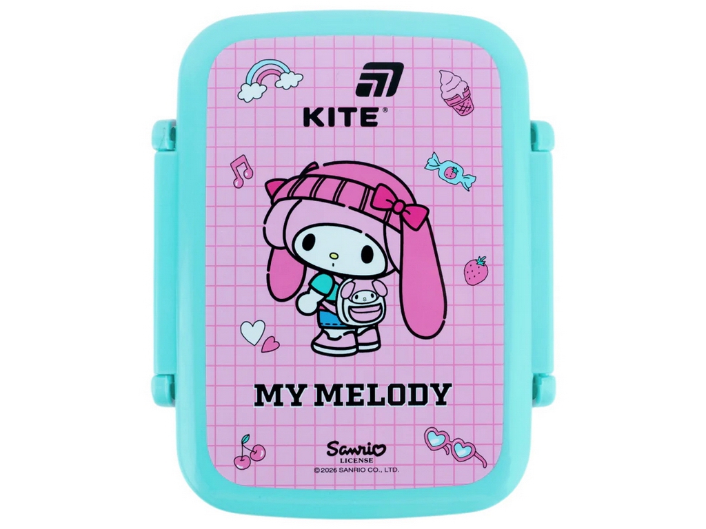 Ланчбокс з перегородкою, Kite My Melody HK26-160-3, 420 мл