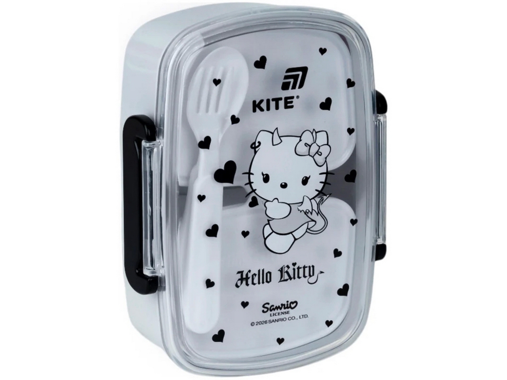 Ланчбокс з контейнерами та столовими приладами Kite Hello Kitty, HK26-181-1, 750 мл