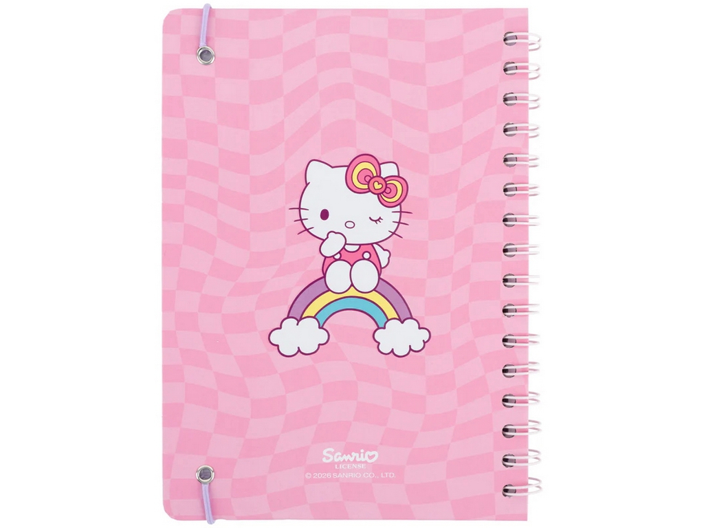 Блокнот А5 на спирали Hello Kitty, Kite HK26-190-1, клетка, 80 листов