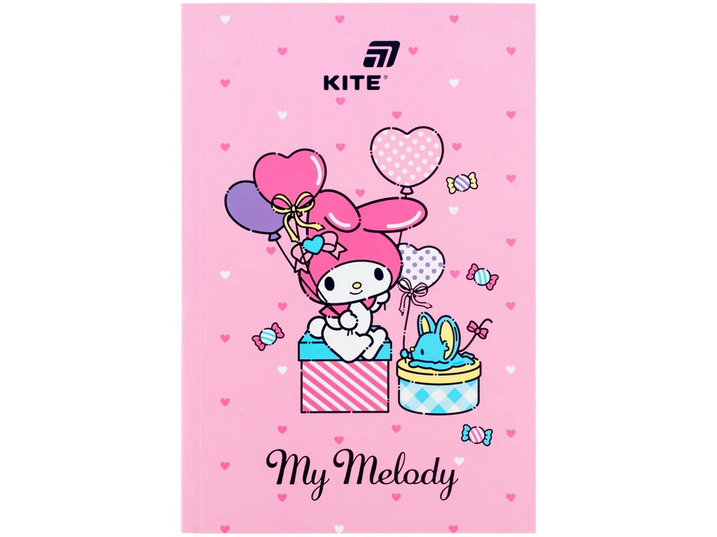 Блокнот А5 My Melody Kite HK26-193, 64 листа, цветные страницы