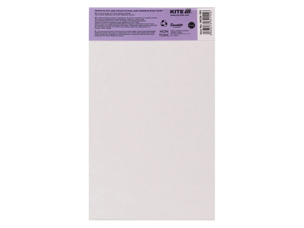 Блокнот-планшет A6 My Melody Kite HK26-195, 50 аркушів, мікс видів