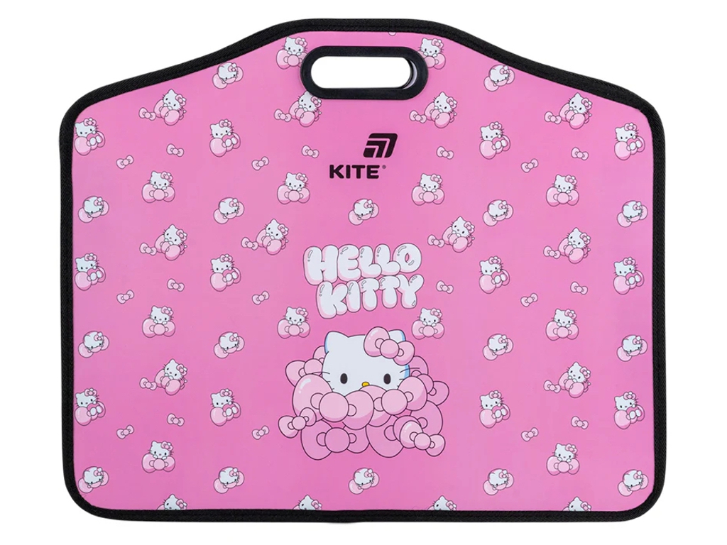 Портфель пластиковий Hello Kitty, формат А3+, на липучках, Kite