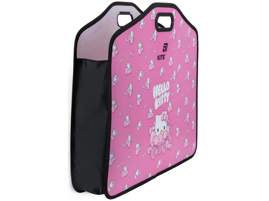 Портфель пластиковий Hello Kitty, формат А3+, на липучках, Kite