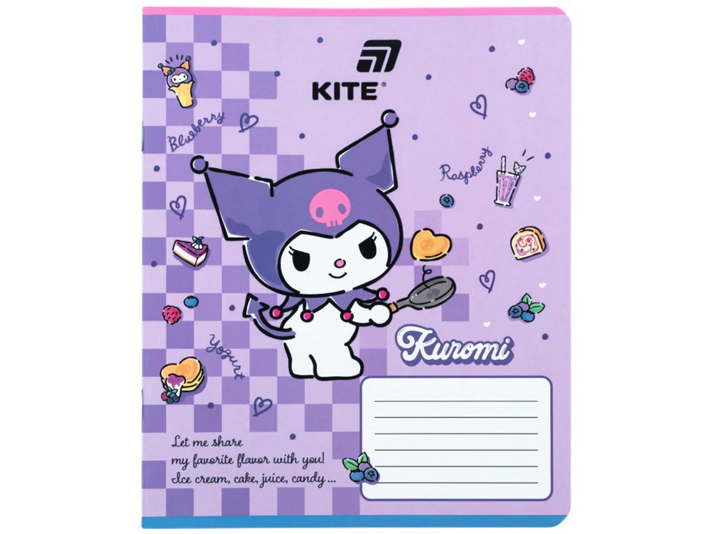 Зошит у клітинку Hello Kitty MIX, Kite HK26-232, 12 аркушів, мікс видів, ціна за 1 шт