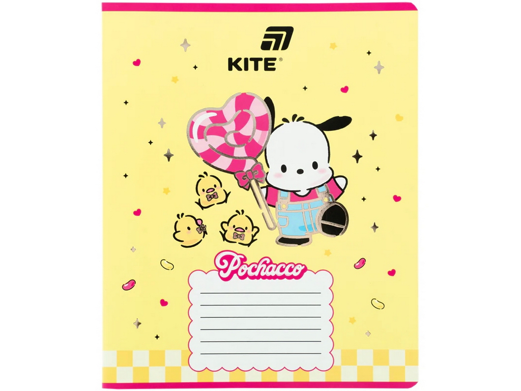 Зошит у лінію Hello Kitty Kite HK26-237, 18 аркушів, мікс видів, ціна за 1 шт