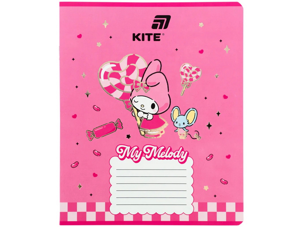 Зошит у лінію Hello Kitty Kite HK26-237, 18 аркушів, мікс видів, ціна за 1 шт