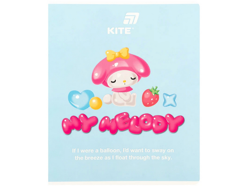 Зошит у клітинку Hello Kitty MIX Kite HK26-238-2, 24 аркуша, міес видів, ціна за 1 шт