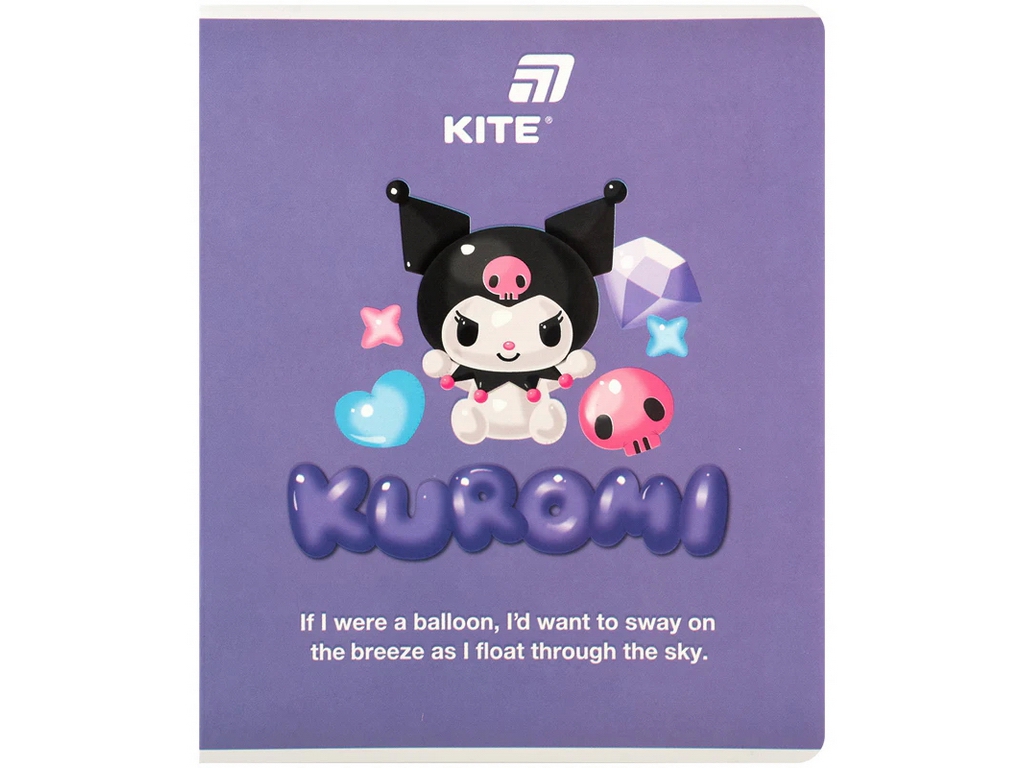 Зошит у клітинку Hello Kitty MIX Kite HK26-238-2, 24 аркуша, міес видів, ціна за 1 шт