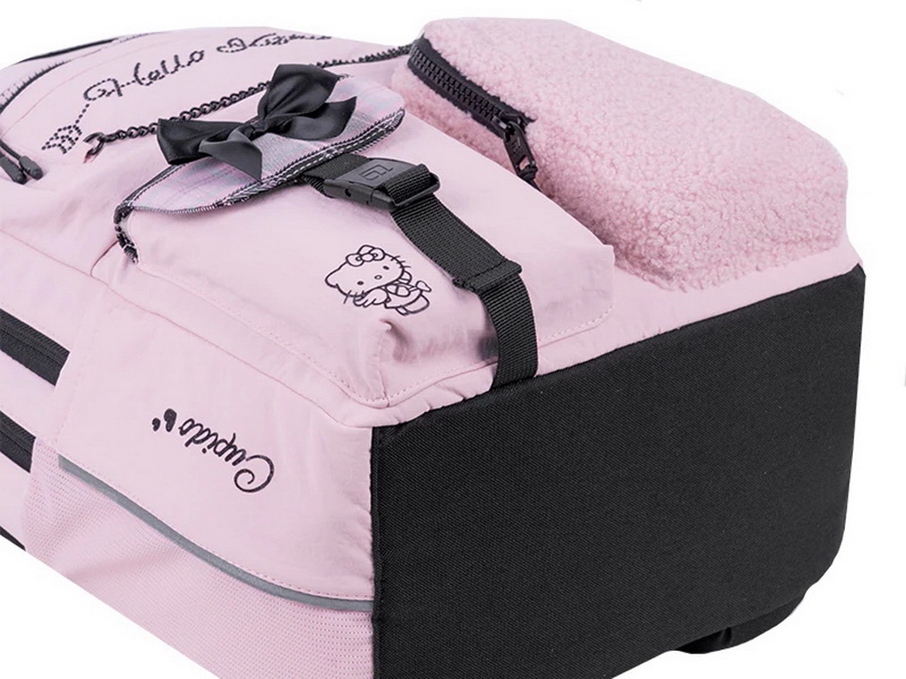 Рюкзак школьный ортопедический Kite Education teens Hello Kitty, 42 см, светоотражающие элементы