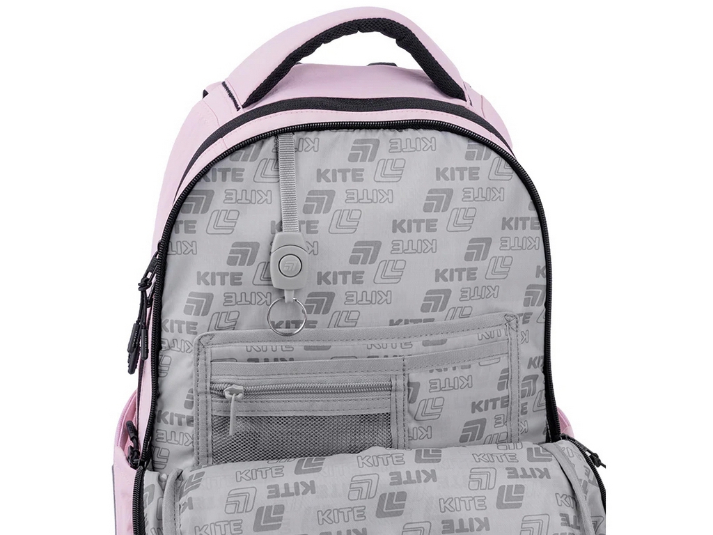 Рюкзак школьный ортопедический Kite Education teens Hello Kitty, 42 см, светоотражающие элементы
