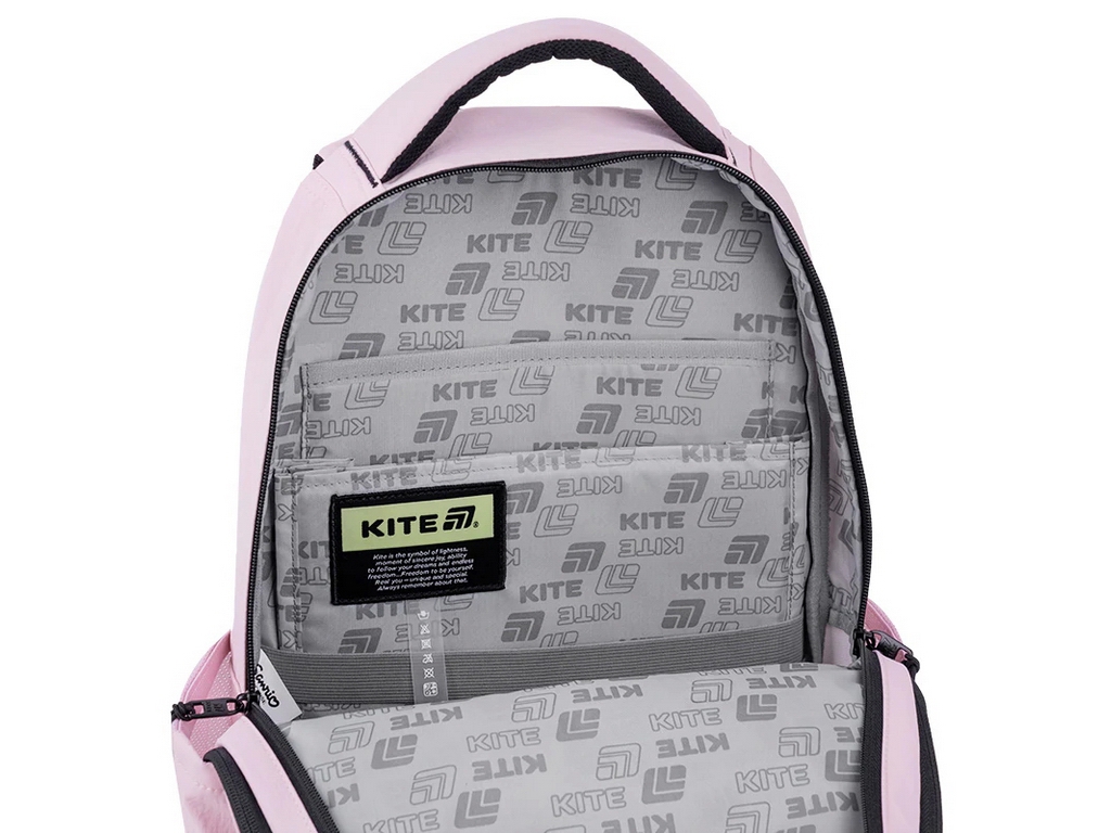 Рюкзак школьный ортопедический Kite Education teens Hello Kitty, 42 см, светоотражающие элементы