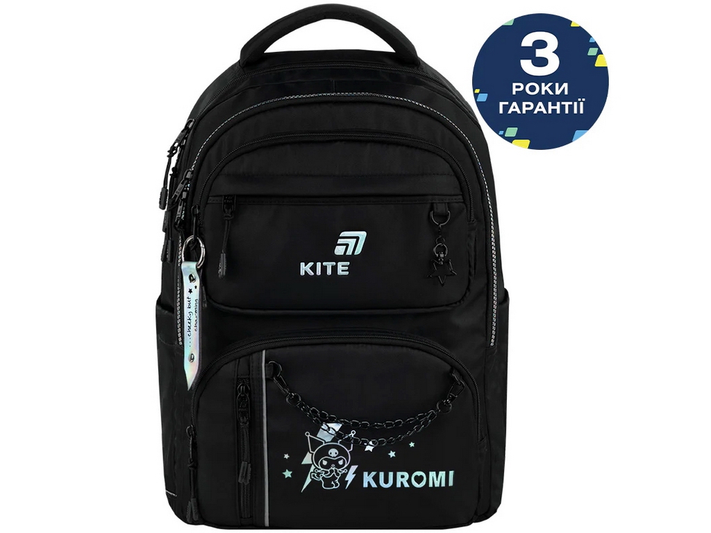 Рюкзак шкільний підлітковий Kite Education teens Kuromi HK26-2594M