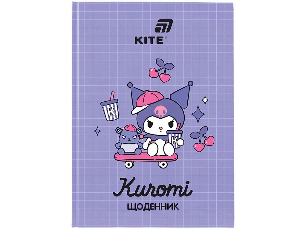 Дневник школьный Kite Kuromi HK26-262-3, твердая обложка