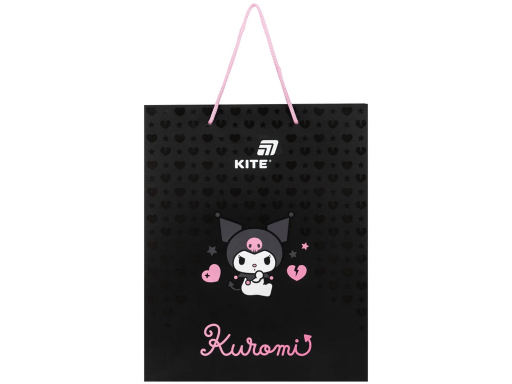 Пакет паперовий подарунковий Kite Kuromi HK26-266-2, 26×32 см
