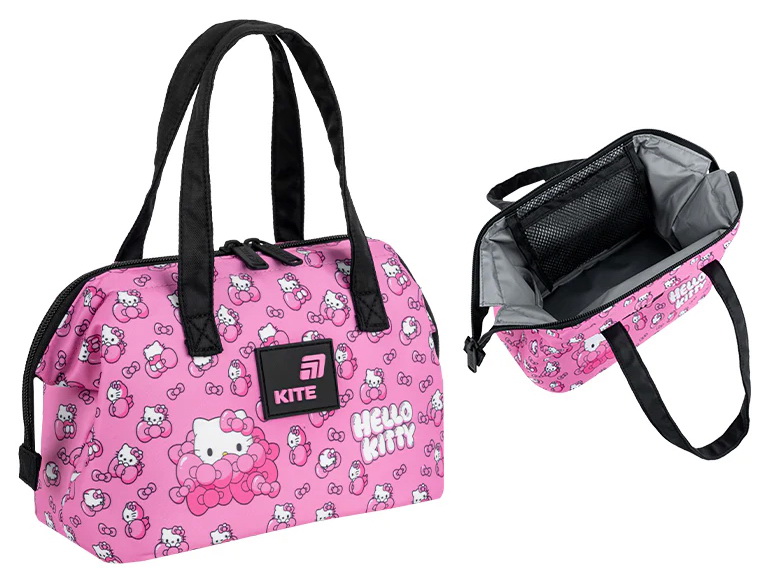Термосумка для ланчу Hello Kitty, 23 см, з термоізоляційною підкладкою, Kite