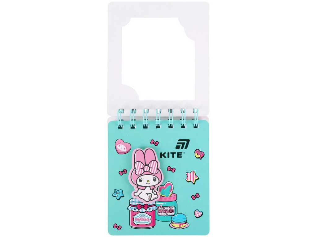 Блокнот на спіралі My Melody, 80 аркушів, клітинка, Kite