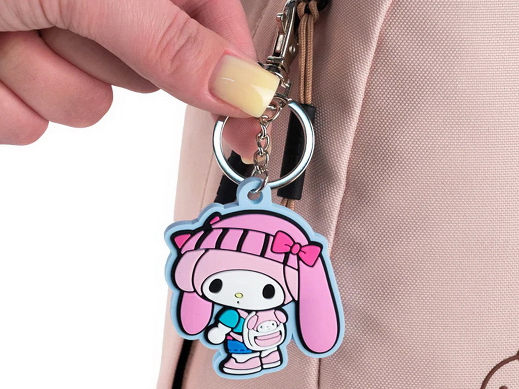 Брелок-підвіска My Melody, 5,9×5,2 см, гумовий, Kite