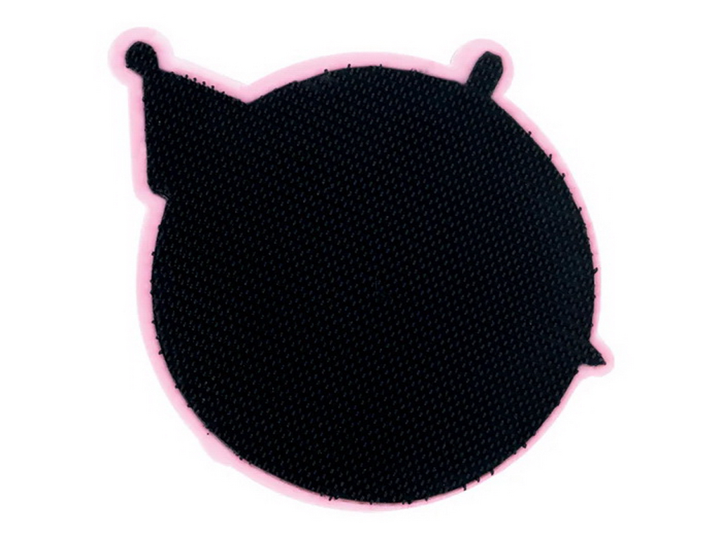 Бейдж на липучці Kuromi, 6,5×7,2 см, гумовий, Kite